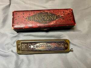 Vintage M. Hohner The Super Chromonica Chromatic Harmonica in Key of C with Orig